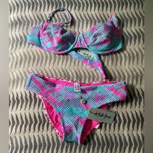 NWT Luli Fama bikini set
